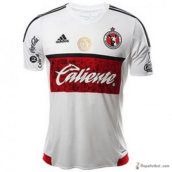 Camiseta Tijuana Replica Segunda Ropa 2016/17 Blanco